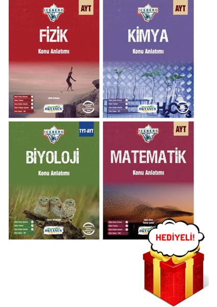 AYT Fizik Kimya Biyoloji Matematik Konu Anlatım Sayısal Seti