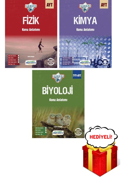AYT Fizik Kimya Biyoloji Konu Anlatım Fen Bilimleri Seti