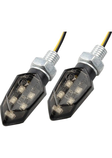 2 Adet Motosiklet Göstergesi Işıkları 12V Amber Lamba Motosiklet Için Uygun (Yurt Dışından)