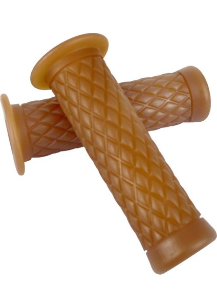 22MM 7/8 "kauçuk Motosiklet Motosiklet Gaz Kelebeği Gidonları El Tutamakları - Kahve (Yurt Dışından)