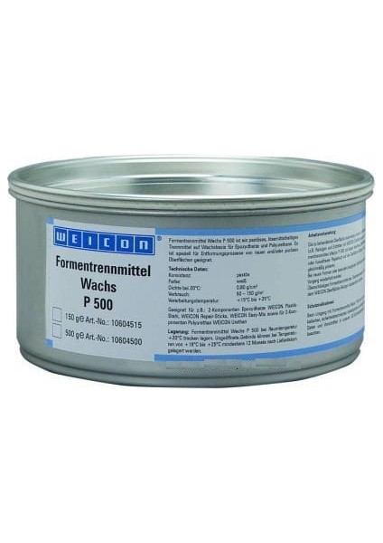 P 500 - Kalıp Ayırıcı Mumu 150 gr