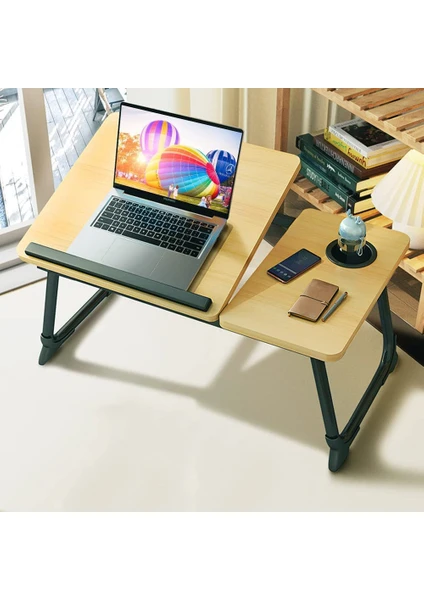 Laptop Standı Yükseltilebilir Ders Çalışma Masası Çocuk Çalışma Sehpası Yatak Sehpası Ders Masası