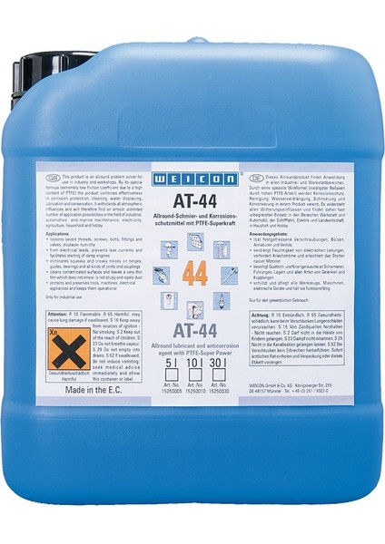 At 44 Çok Yönlü Teflonlu Yağlayıcı Koruyucu - 5 Litre