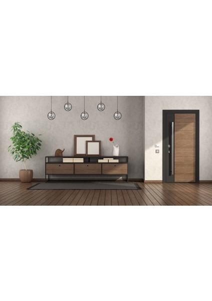 Avonnı AV-60291-1BSY Siyah Boyalı Modern Avize E14 Metal Cam 22CM modelleri