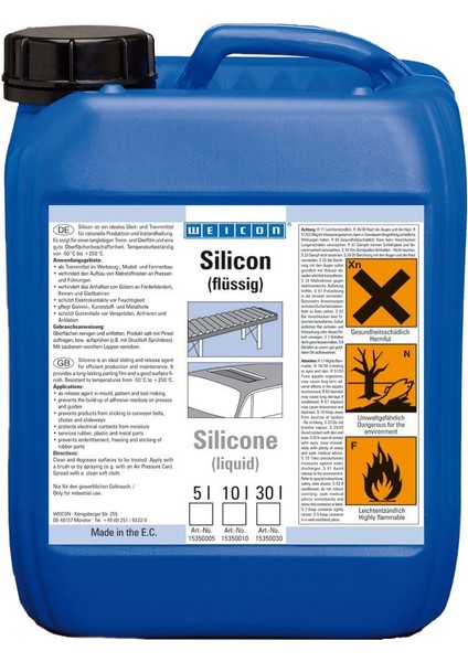 Silikon Sıvı - 10 Litre modelleri