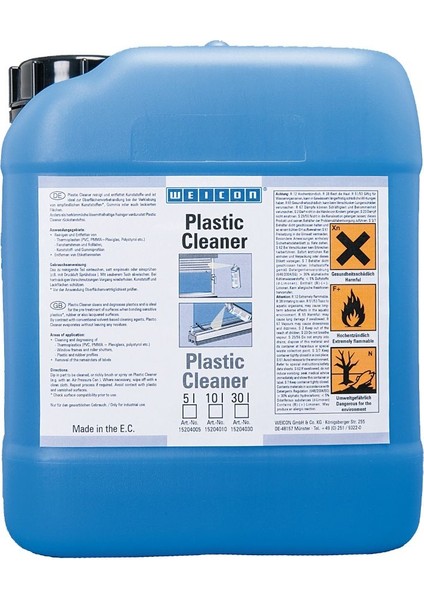 Plastik Temizleyici - 10 Litre fiyatları