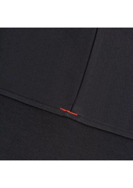 Sweatshirt %100 Organik Pamuk Bisiklet Yaka 3 Iplik Kalın Kumaş Basic Siyah Erkek fırsatları