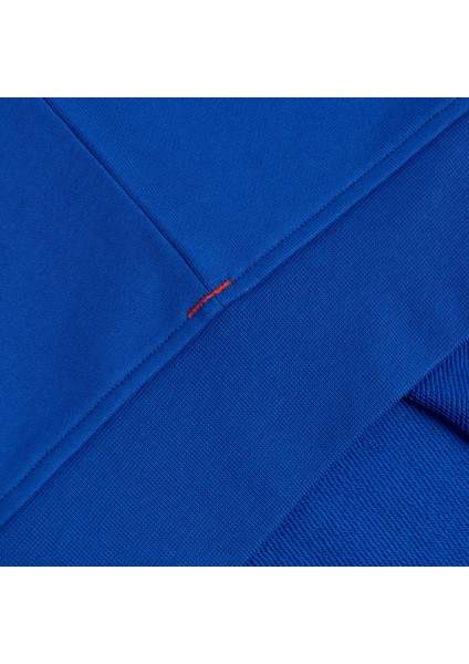 Sweatshirt %100 Organik Pamuk Bisiklet Yaka 3 Iplik Kalın Kumaş Mavi Kadın fırsatları