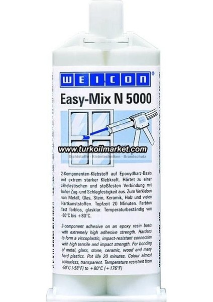Easy Mix N 5000 - Epoxy Yapıştırıcı 50 gr