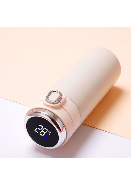 420 ml. Paslanmaz Çelik Termos - Beyaz (Yurt Dışından)