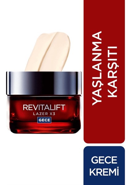 L'Oréal Paris Paris Revitalift Laser Gece Kremi 50 ml