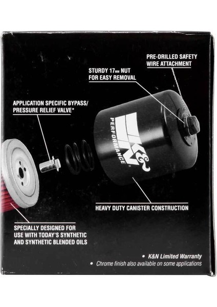K&n KN - 153 2021 - 2023 Ducati Monster 937 Uyumlu Yağ Filtresi indirimleri