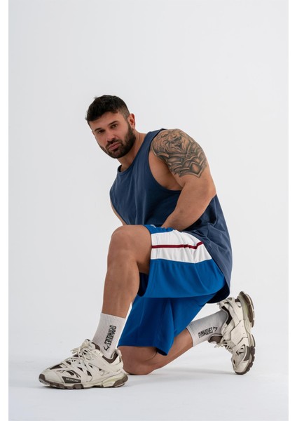 Erkek Basketbol Şort | Saks | Spor Şort |