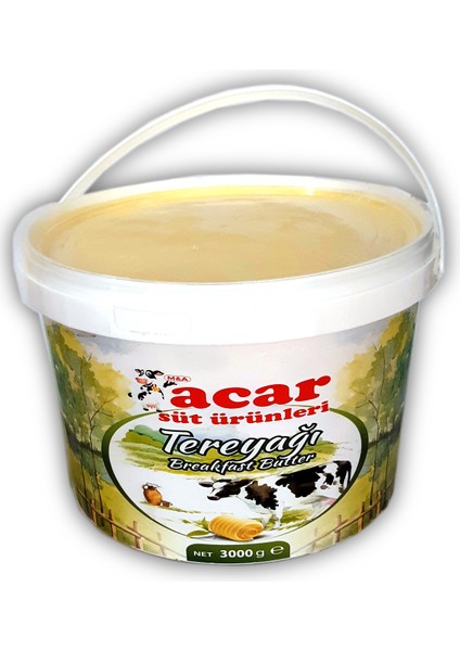 Acar Süt Tereyağı 3 Kg.