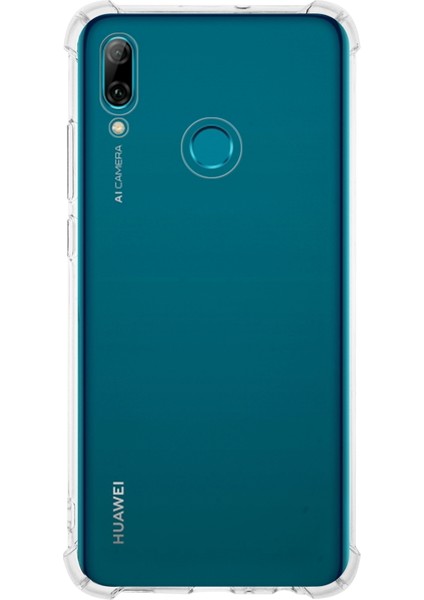 Caseworld Huawei P Smart 2019 ile Uyumlu Kapak Köşe Korumalı Airbag Antishock Silikon Şeffaf Kılıf