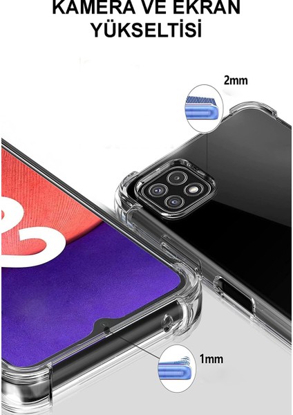 Caseworld Huawei P Smart 2019 ile Uyumlu Kapak Köşe Korumalı Airbag Antishock Silikon Şeffaf Kılıf