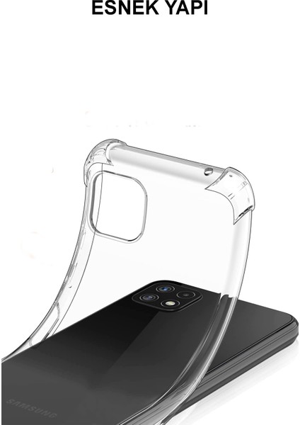 Caseworld Huawei P Smart 2019 ile Uyumlu Kapak Köşe Korumalı Airbag Antishock Silikon Şeffaf Kılıf