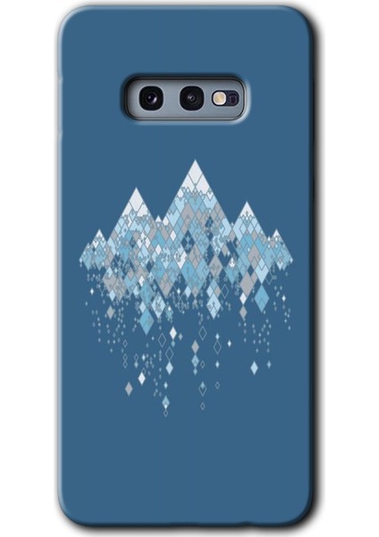 Samsung Galaxy S10E Kılıf Baskılı Kapak - Iceberg + 5d Tam Kaplayan Cam