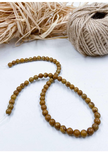 Jasper Küre Kesim 6 mm Doğal Taş Dizi