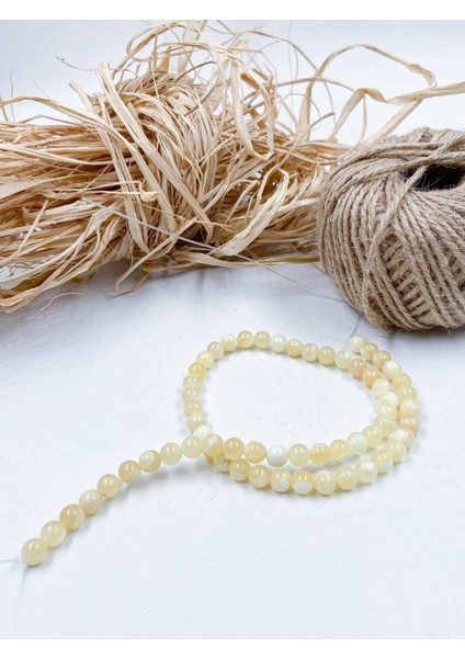 Akik Küre Kesim 6 mm Doğal Taş Dizi