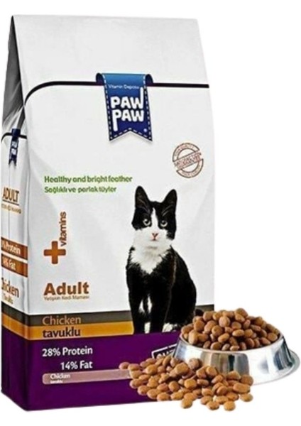 Tavuklu Yetişkin Kedi Maması 15KG