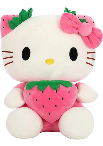 Hediye Nest Hello Kitty Peluş 35CM Pembe/Mor/Kırmızı