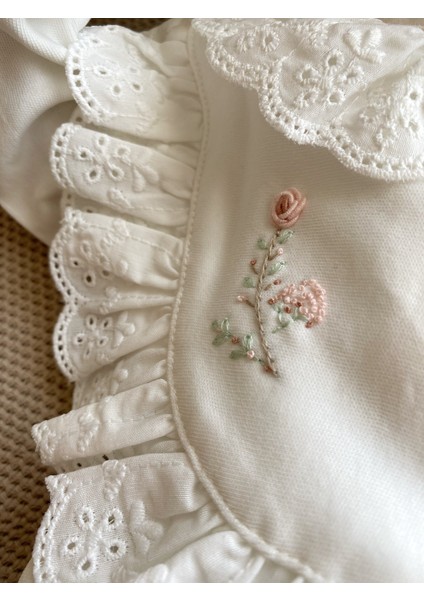 Fistolu Dal Çiçekli Yenidoğan Tulum ve Şapkas modelleri