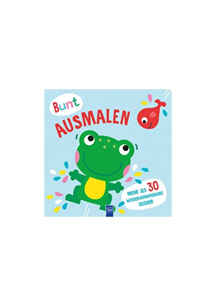 Bunt Ausmalen Cover Blau / Frosch)