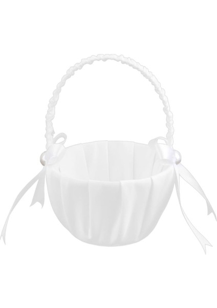 Beyaz Düğün Çiçek Kız Bowknot Dekor Düğün Malzemeleri En (Yurt Dışından)