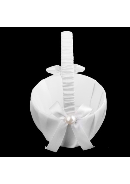 Beyaz Düğün Çiçek Kız Bowknot Dekor Düğün Malzemeleri En (Yurt Dışından) modelleri