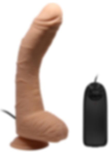 Lilitu Shop Lilitushop 28 cm Titreşimli Gerçekçi Kalın Dildo Penis - Alex