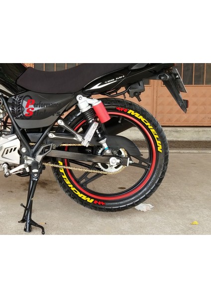 Michelin Motorsiklet Lastik Yazısı Sticker 8 Adet
