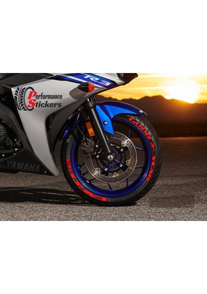 Good Year Eagle Motorsiklet Lastik Yazısı Sticker 4 Adet