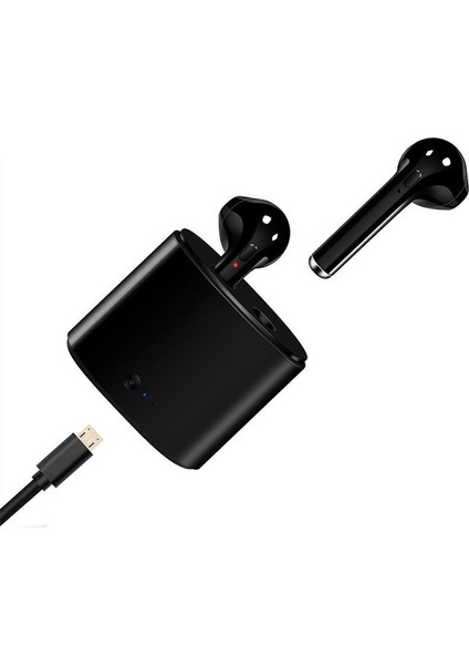 Iphone Için M&j I7S Tws Şarj Kutulu Bluetooth Stereo Kulaklık Siyah