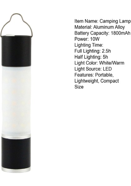 Mini Kamp Lambası 10W (Yurt Dışından)
