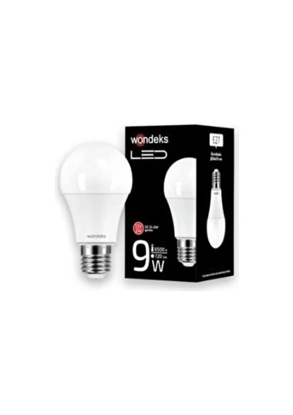 E-27 Duylu 9 Watt 12-24 Volt Beyaz Işık LED Ampul