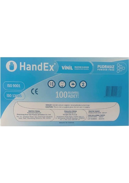 Handex Pudrasız Şeffaf Eldiven Iı Kokusuz - Yırtılmaz modelleri