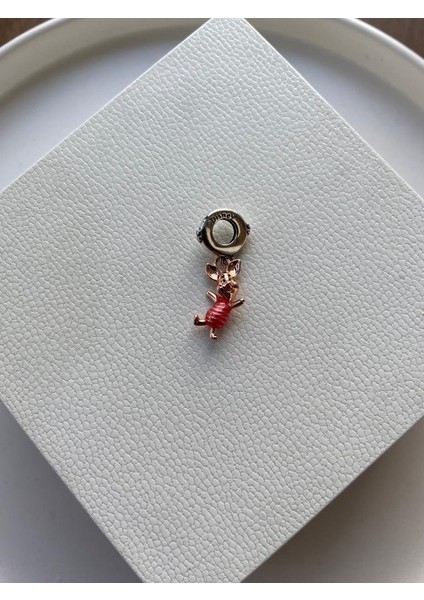 Gümüş S925 Damgalı Disney Winnie The Pooh Piglet Sallantılı Charm modelleri