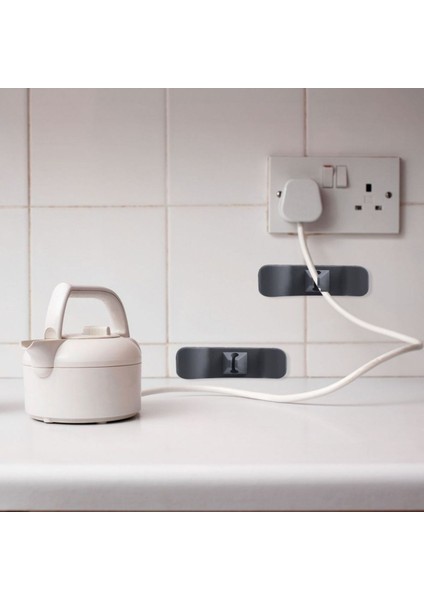 6'lı Pratik Kablo Toparlayıcı Yapışkanlı Klips Mutfak Air Fryer Kettle Kahve Makinası Tost Makinası Kablo Tutucu Düzenleyici fiyatları