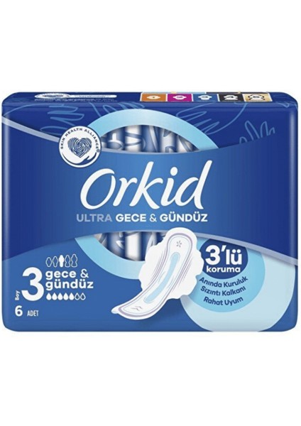 Ultra Gece & Gündüz 3 Boy 6'lı Paket