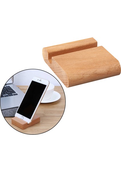 Ahşap Cep Telefonu ve Tablet Standı 711596