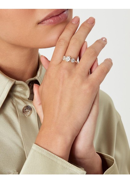 Çiçek Motfli Yüzük Silver fiyatları