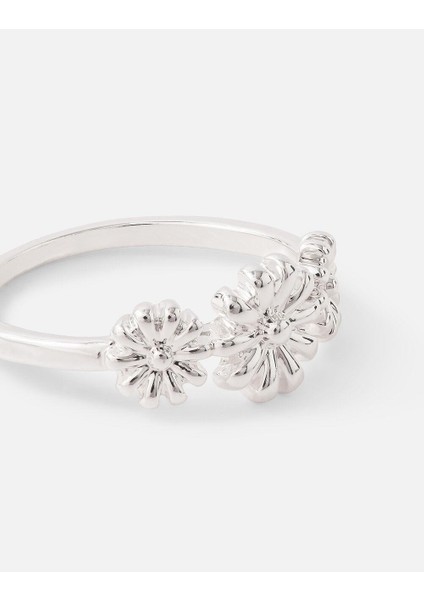 Çiçek Motfli Yüzük Silver modelleri