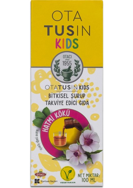 Otatusin Kids Bitkisel Takviye Edici Şurup 100 ml