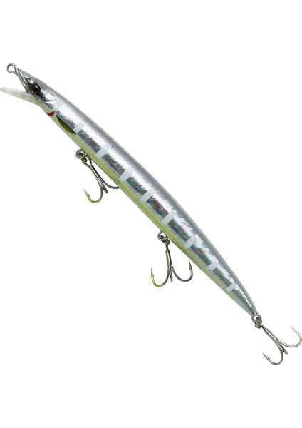 Jerk Minnow 145 mm 17 gr Sınkıng Suni Yem Renk: Zebra Glow modelleri