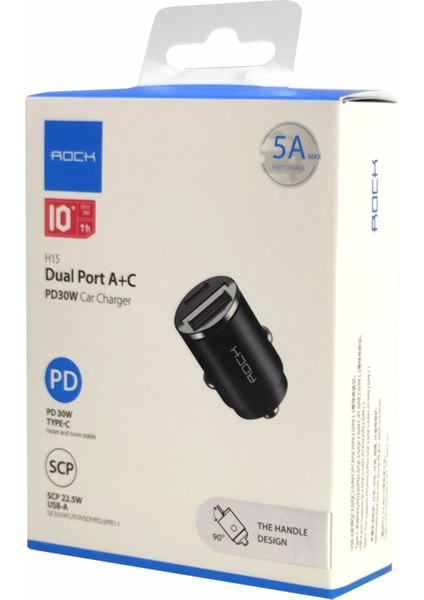 H15 Pd 30W 18W 2 Çıkışlı Araç Şarj Aleti
