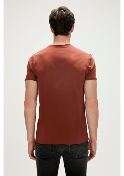 GIRAFFE T-SHIRT Kahverengi Erkek T-Shirt 23.01.07.036-C122 modelleri