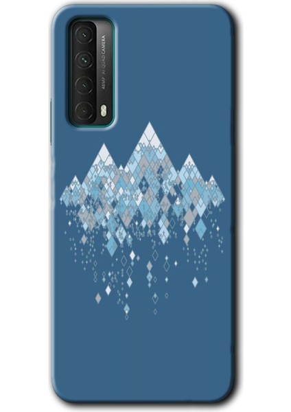 Huawei P Smart 2021 Kılıf Baskılı Kapak - Iceberg +Tam Kaplayan Mat Seramik