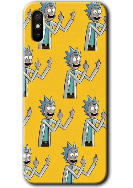 Xiaomi Redmi 9A Kılıf Baskılı Arka Kapak - Rick Felsefesi +Tam Ekran Koruyucu