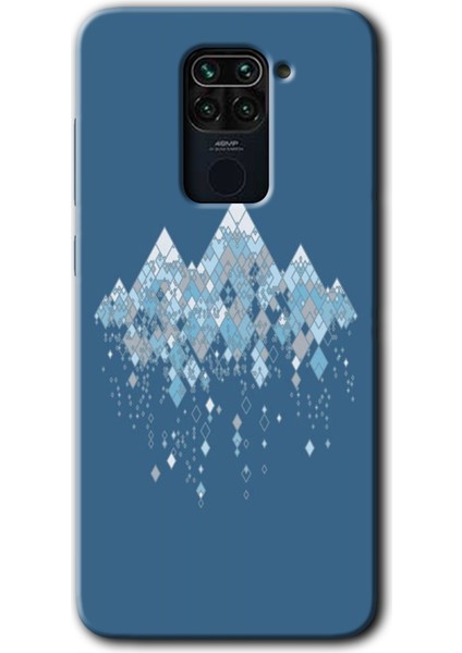 Xiaomi Redmi Note 9 Kılıf Baskılı Arka Kapak - Iceberg +Tam Ekran Koruyucu